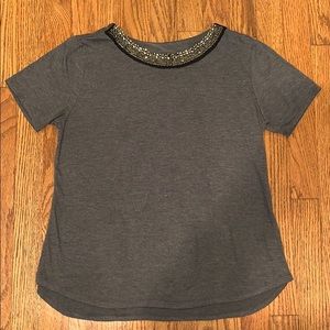 Embroidered Collar Blouse!